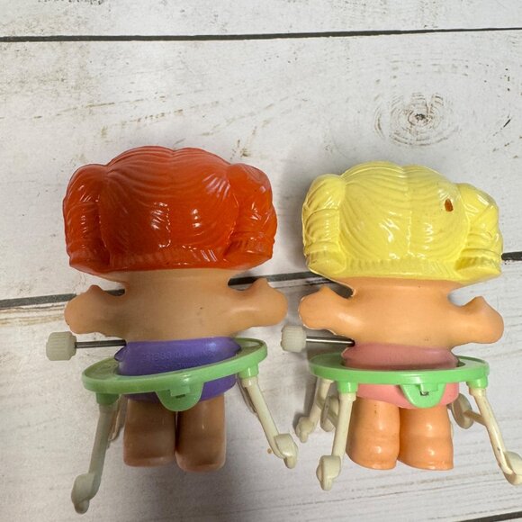 Tomy Cabbage Patch Kids Wind-Up Toy Lot of 4 1986 Vintage Baby Figures Taiwan - Picture 8 of 8